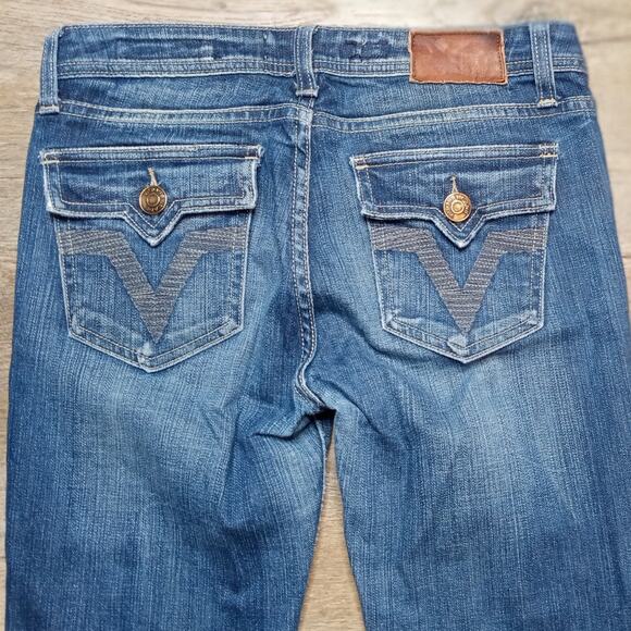 Vigoss Stretch Fit / Skinny Denim Jeans Size 7 Inseam 31.5 - Picture 4 of 5